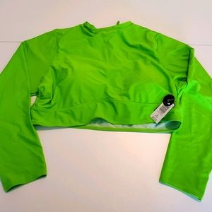 Torrid long sleeve bikini top rashguard